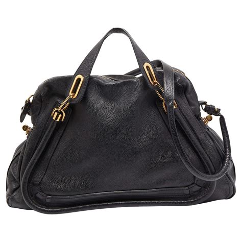 chloe paraty large dimensions|Chloe Paraty Large Shoulder Bag, Black .